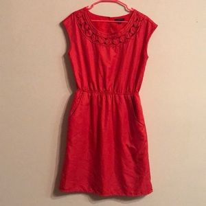 🔴Beautiful Red Banana Republic Dress with Pockets